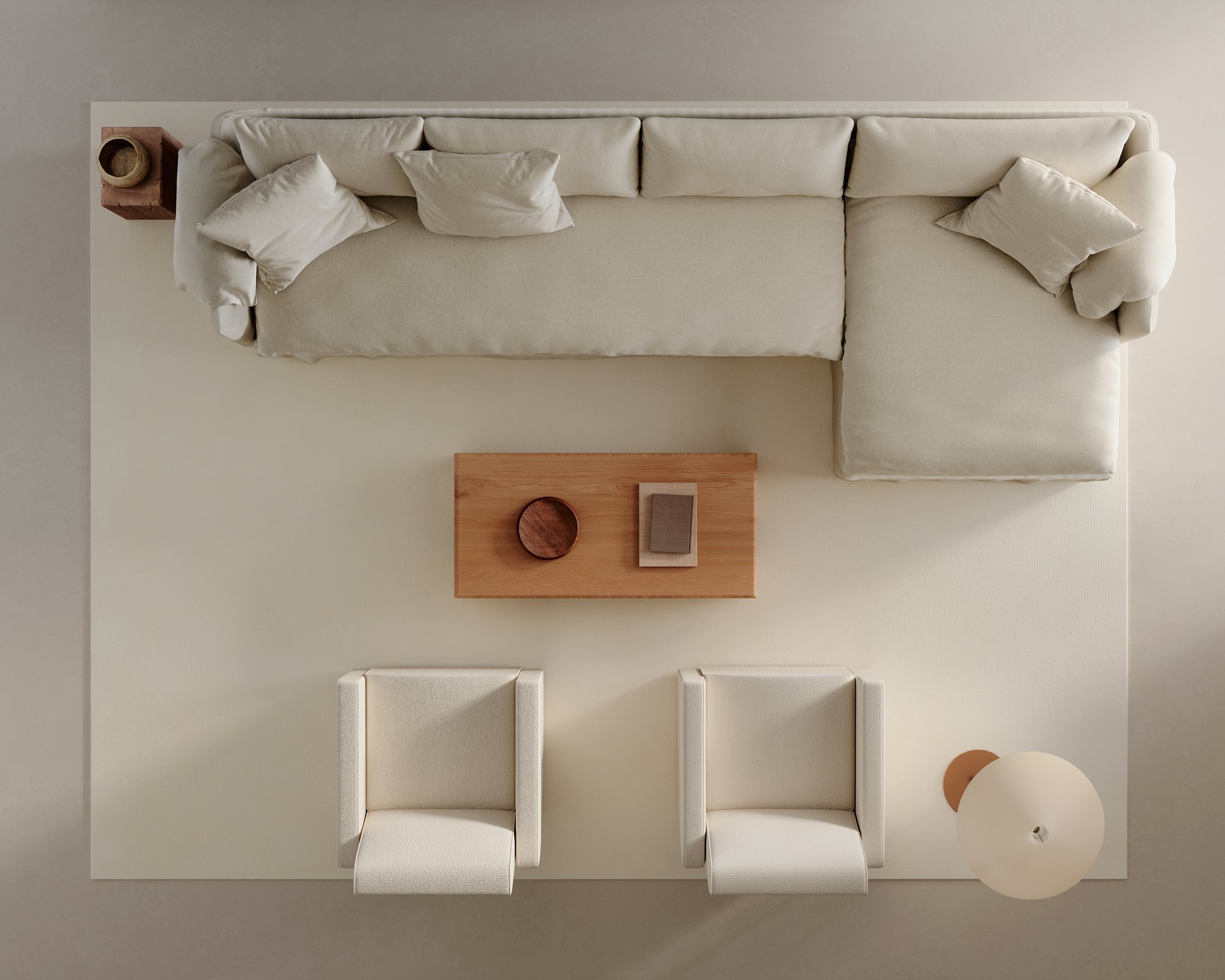 Grand – Walnut | Plush Wool Rug | NORDIC KNOTS