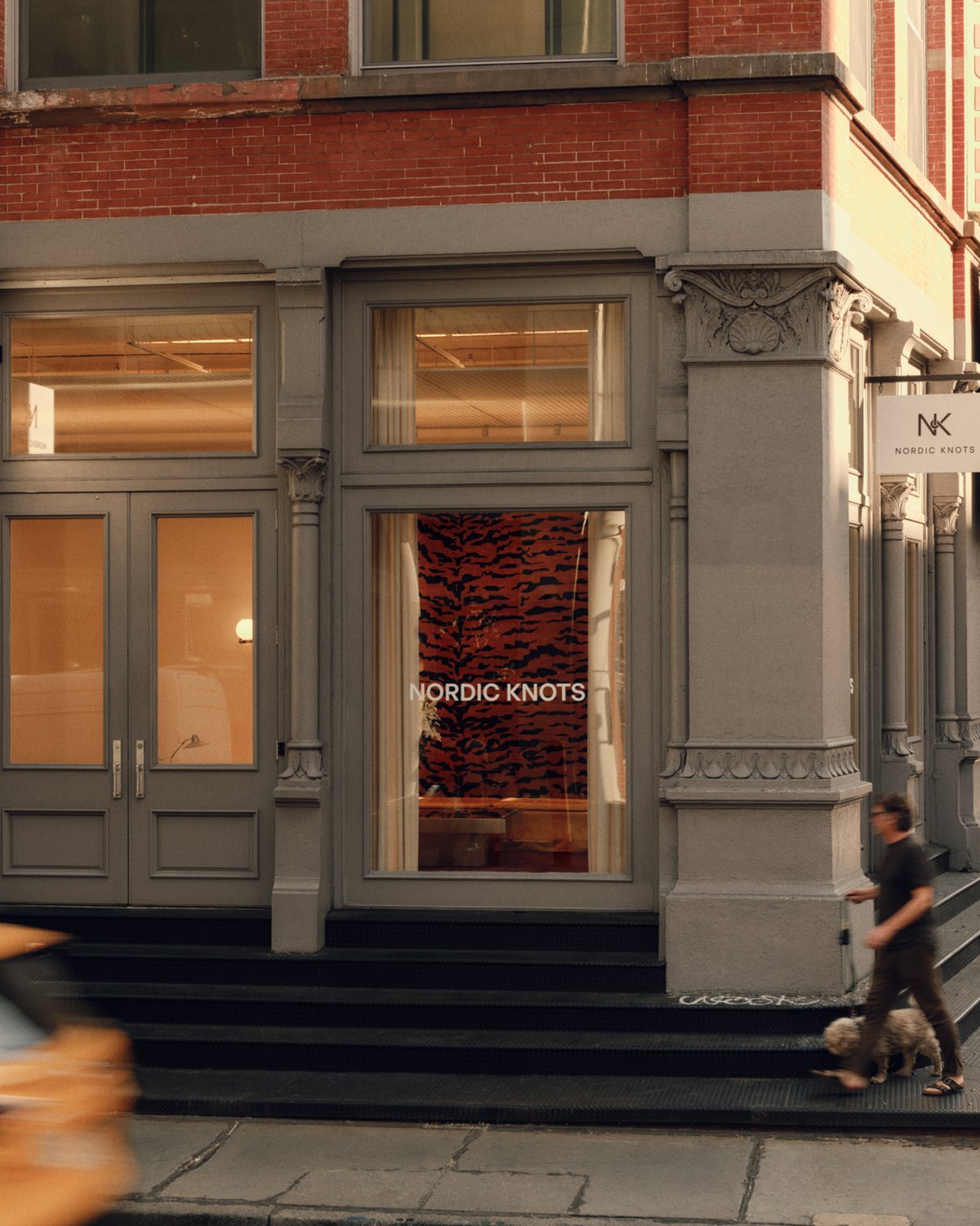 Picture of the Nordic Knots flagship store in Soho, New York exterior.