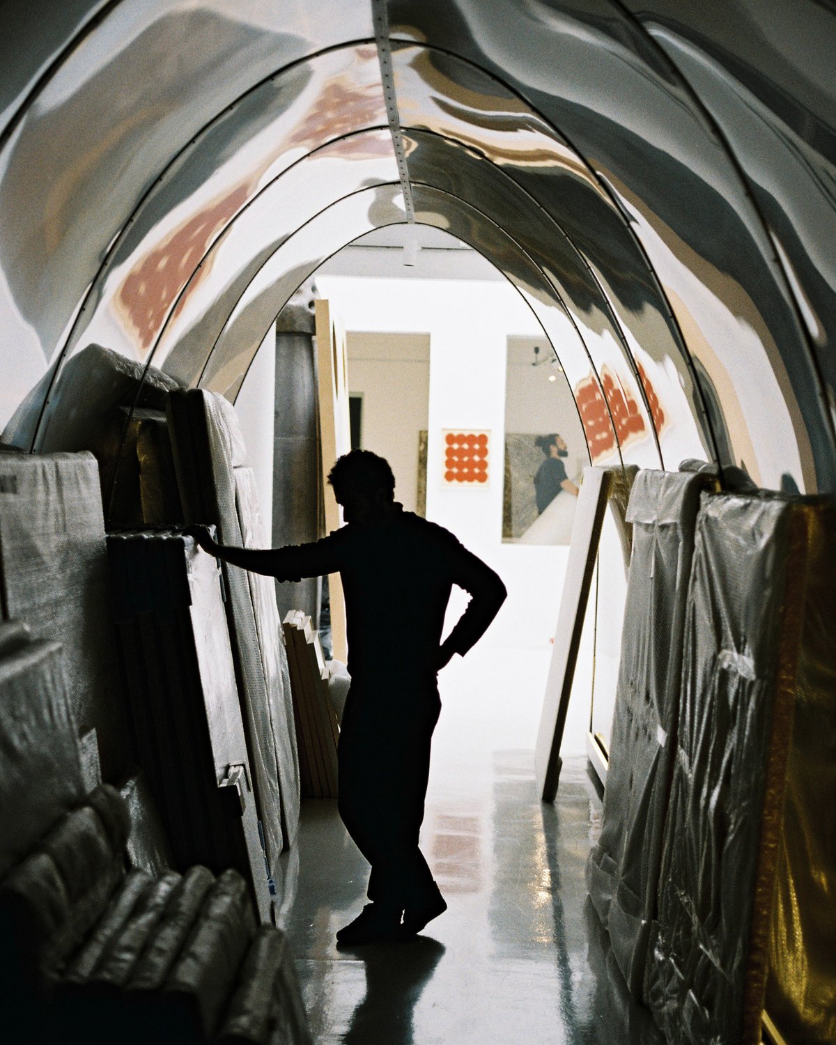 Aythamy Armas i sin studio i Barcelona.