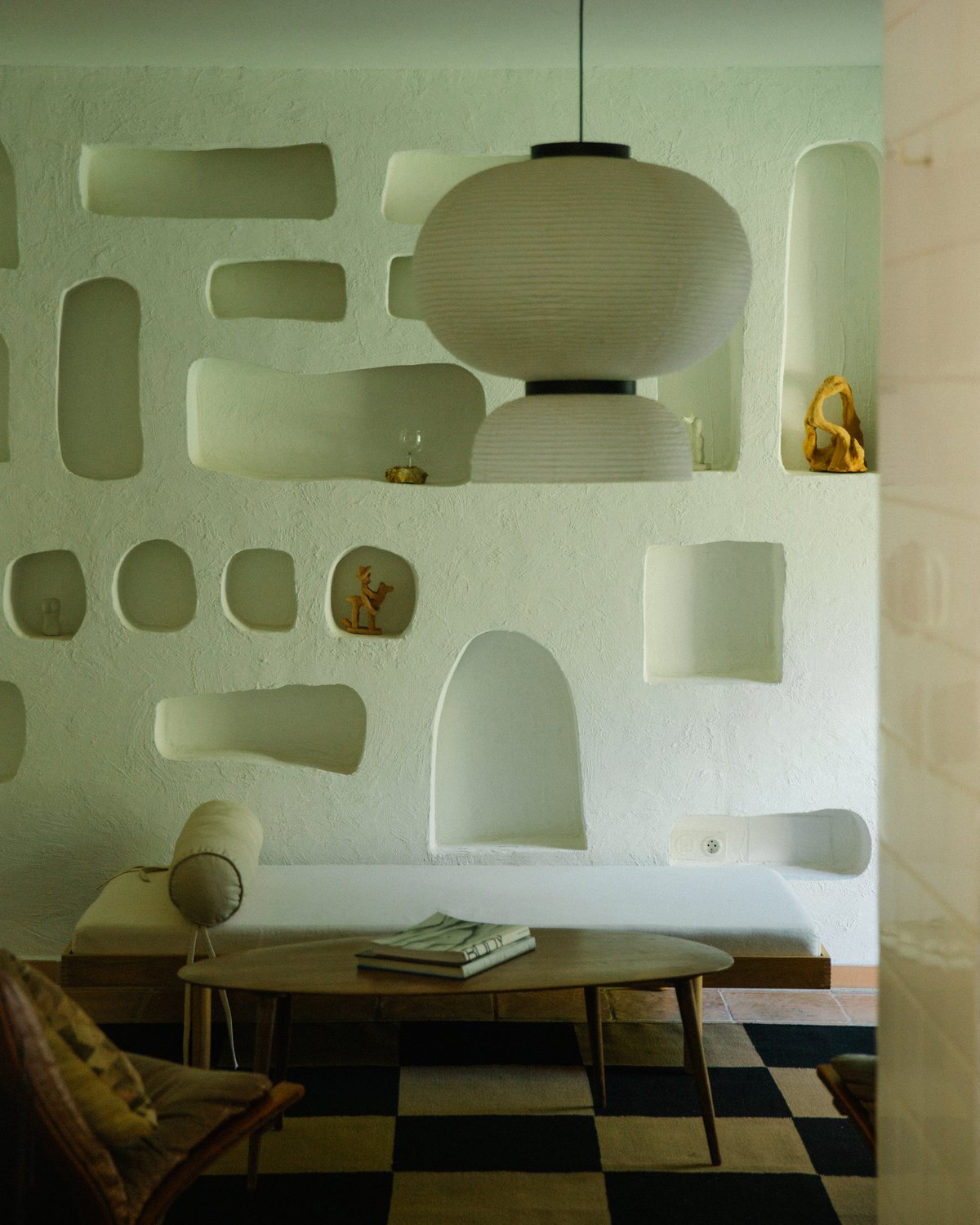 Square tobacco displayed in Casa Balandra’s home.