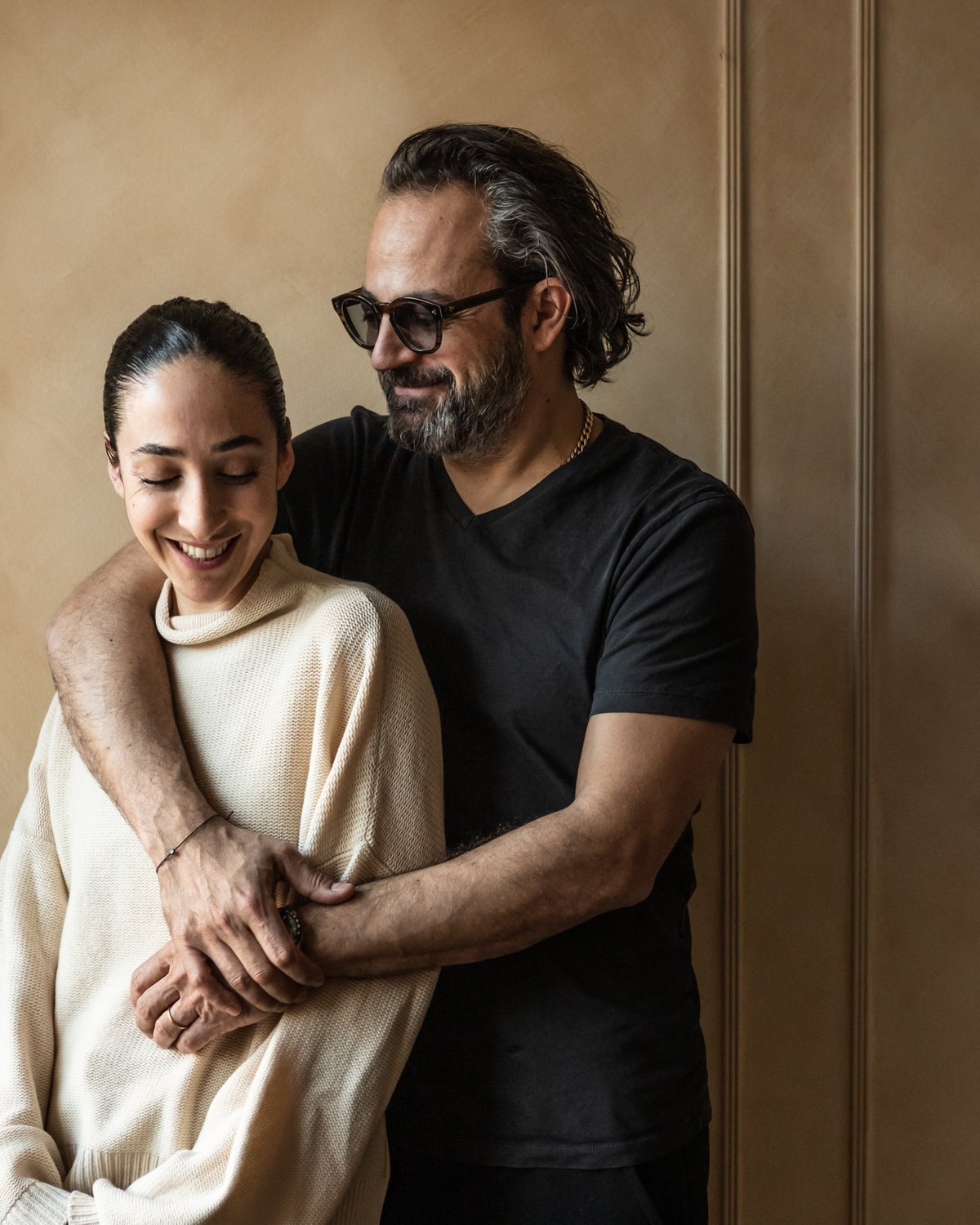 Portrait of design duo Bessie and Oliver, the people behind the brand Arjé.