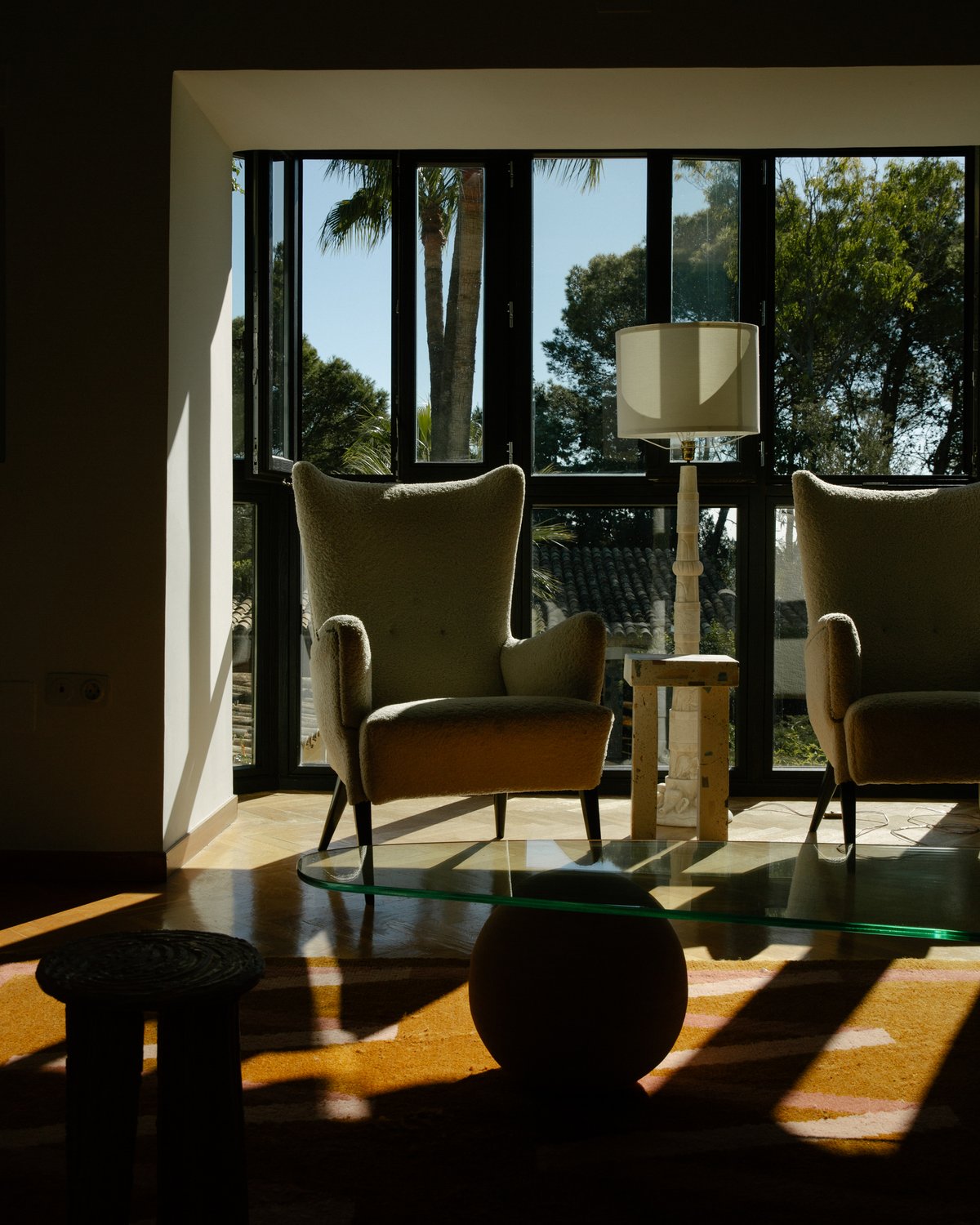 Folding Ribbon in Casa Balandra’s living room.