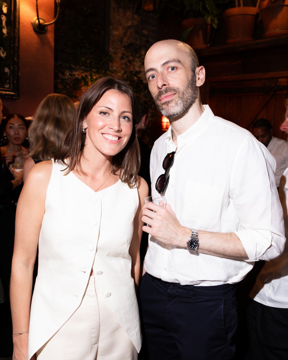 Launch-Event der Nordic Shade-Gardinen im Waverly Inn in New York.