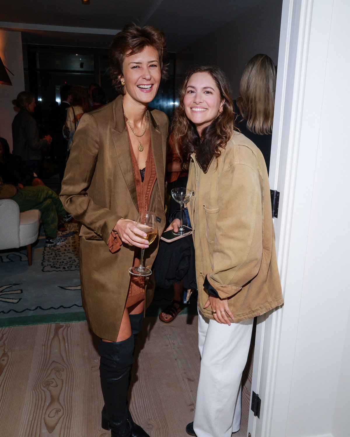 Portrait des invités lors de l’événement de lancement Eagle + Hodges à Londres.