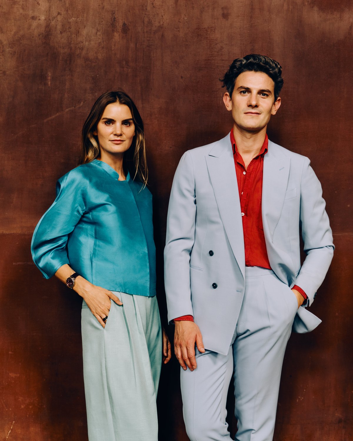 Portrait of designer duo Campbell-Rey together.