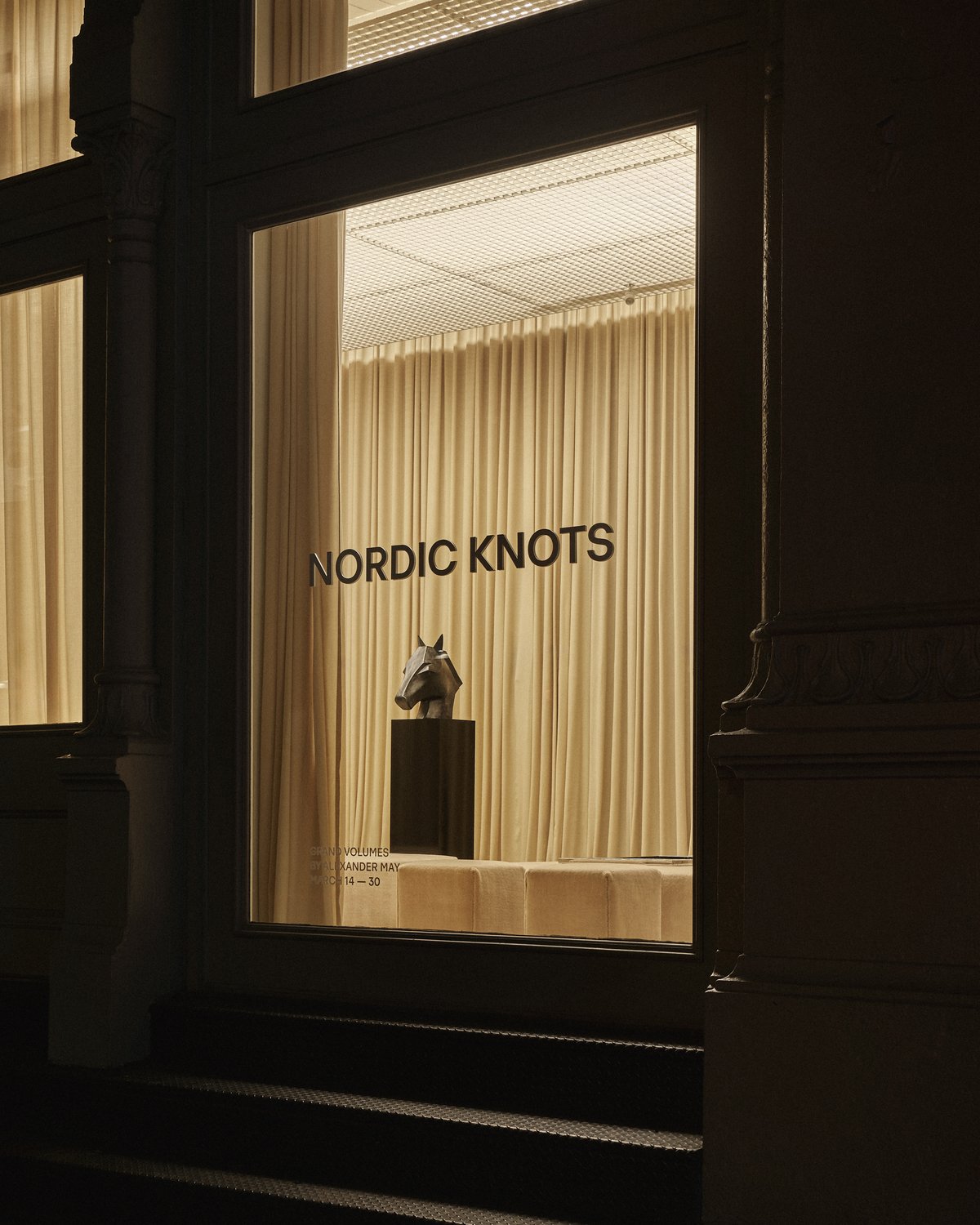 A glimpse of Nordic Knots' immersive exhibition created by Alexander May in New York, USA.