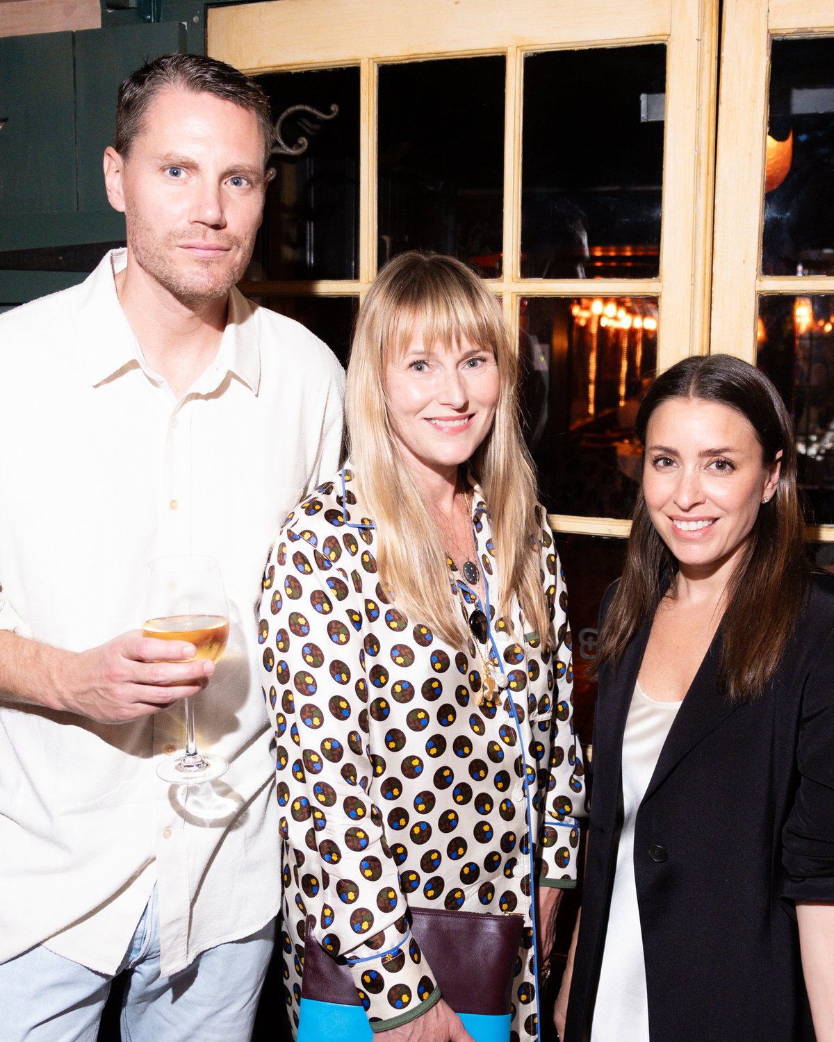 Launch-Event der Nordic Shade-Gardinen im Waverly Inn in New York.