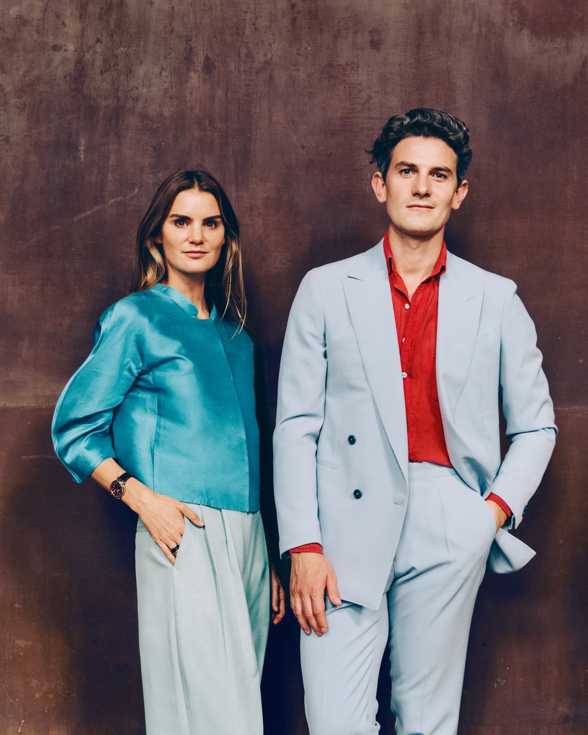 Porträt des Designerduos Campbell-Rey zusammen.