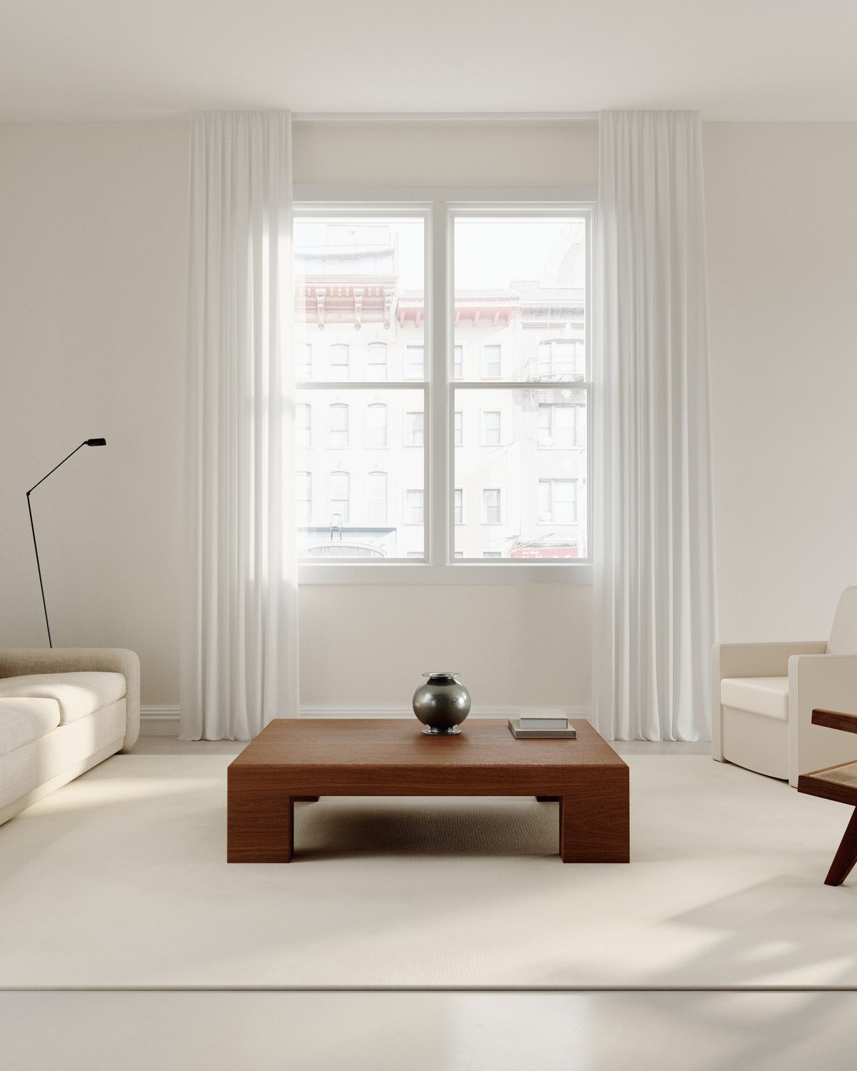 Curtain installation guide photo.